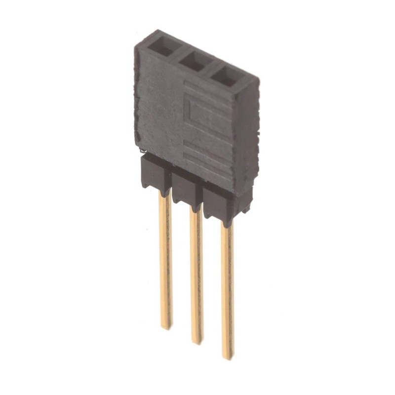 10 pcs : ESQ-103-14-G-S - CONN SOCKET 3POS 0.1 GOLD PCB