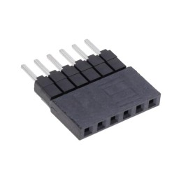 10 pcs : ESW-106-23-T-S - CONN SOCKET 6POS 0.1 TIN PCB