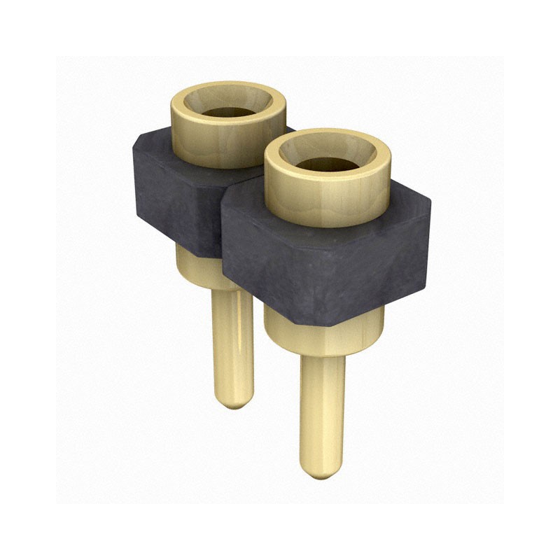 10 pcs : SL-102-G-10 - CONN RCPT .100' 2POS GOLD PCB