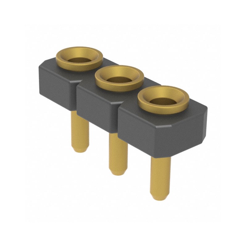 10 pcs : SL-103-G-39 - CONN RCPT 3POS 0.1 GOLD PCB