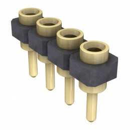 10 pcs : SL-104-G-10 - CONN RCPT .100' 4POS GOLD PCB