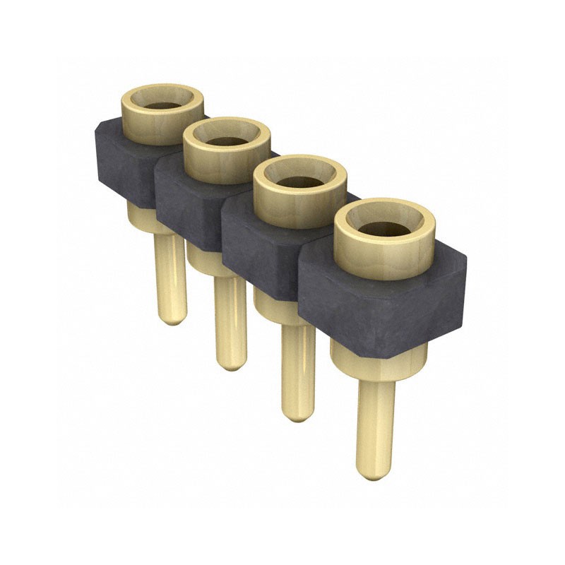 10 pcs : SL-104-G-10 - CONN RCPT .100' 4POS GOLD PCB