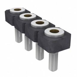 10 pcs : SL-104-T-19 - CONN RCPT 4POS 0.1 GOLD PCB