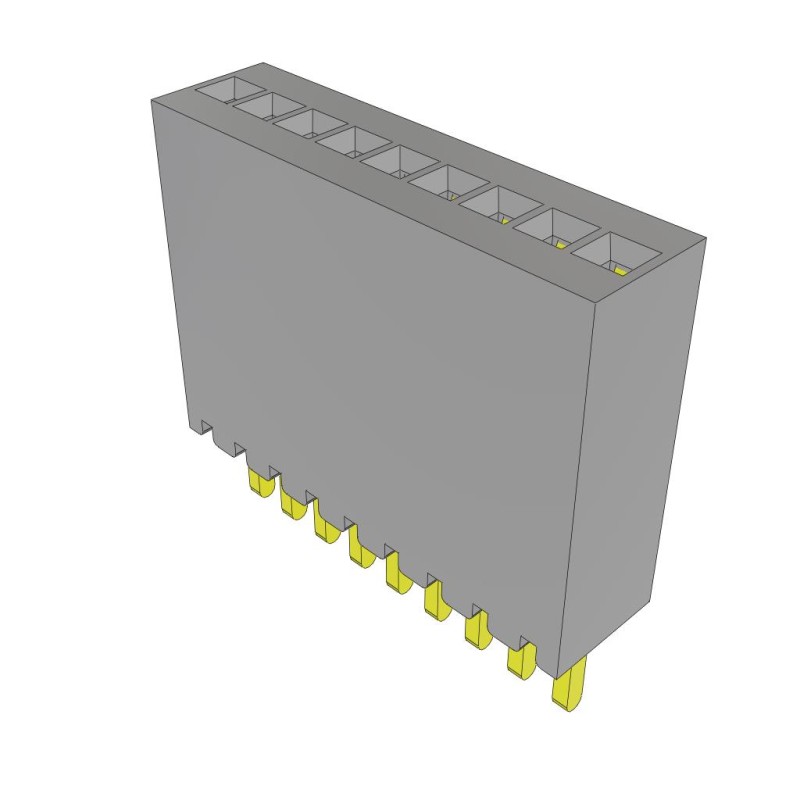 10 pcs : SMS-109-01-G-S - CONN SKT .050' 9POS