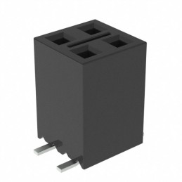 10 pcs : SSM-102-L-DV-LC - CONN RCPT 4POS 0.1 GOLD SMD