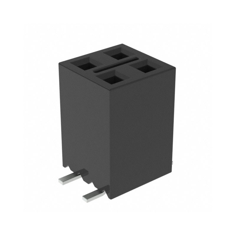 10 pcs : SSM-102-L-DV-LC - CONN RCPT 4POS 0.1 GOLD SMD