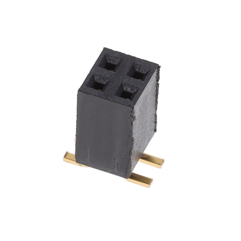 10 pcs : SSW-102-22-G-D-VS-TR - CONN RCPT 4POS 0.1 GOLD SMD
