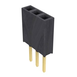 10 pcs : SSW-103-02-G-S - CONN RCPT .100' 3POS SNGL GOLD