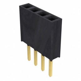 10 pcs : SSW-104-02-G-S - CONN RCPT .100' 4POS SNGL GOLD