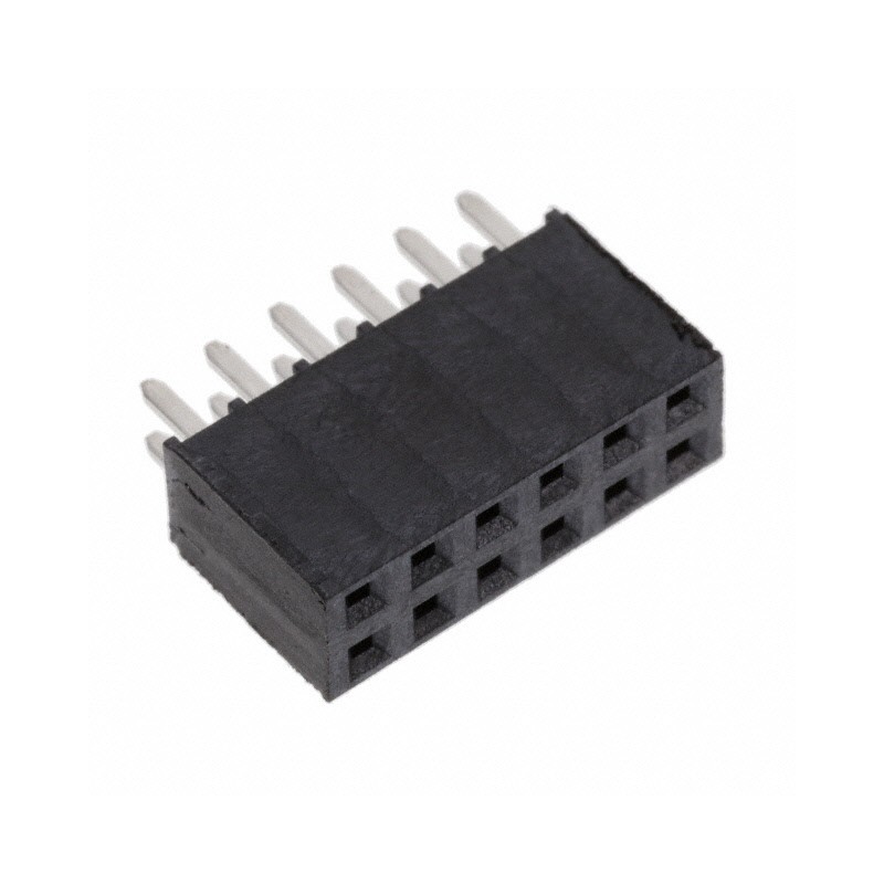 10 pcs : SSW-106-06-F-D - CONN RCPT 12POS 0.1 GOLD PCB