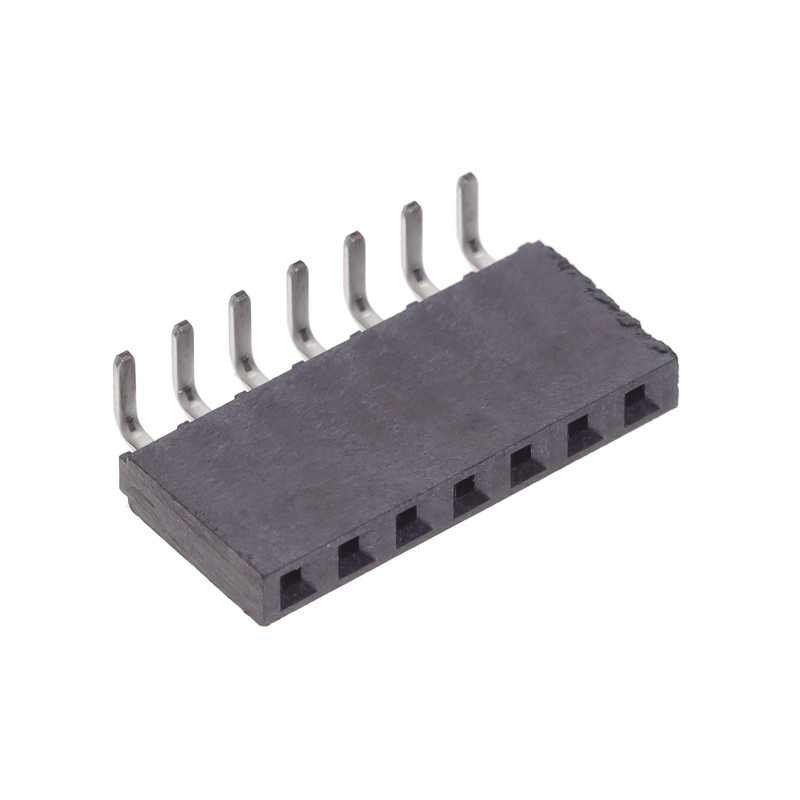 10 pcs : SSW-107-02-F-S-RA - CONN RCPT 7POS 0.1 GOLD PCB R/A