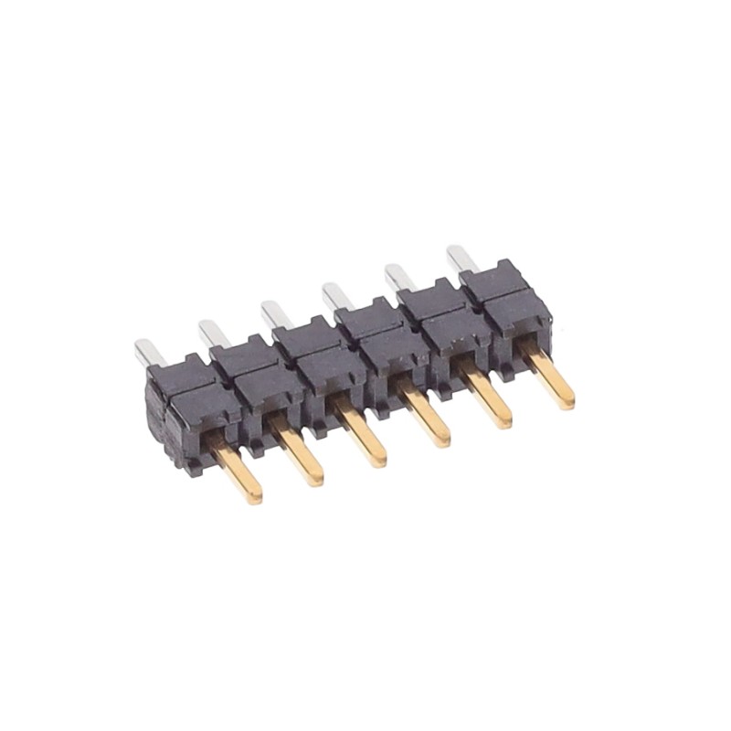 10 pcs : TW-06-01-L-S-120-090 - CONN HDR 6POS 0.079 STACK T/H