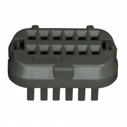 10 pcs : MX23A12XF1 - CONN FRONT CAP 12POS SKT HOUSING