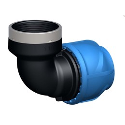 1 pcs - Georg Fischer 90° 90° Elbow PVC Pipe Fitting, 25mm