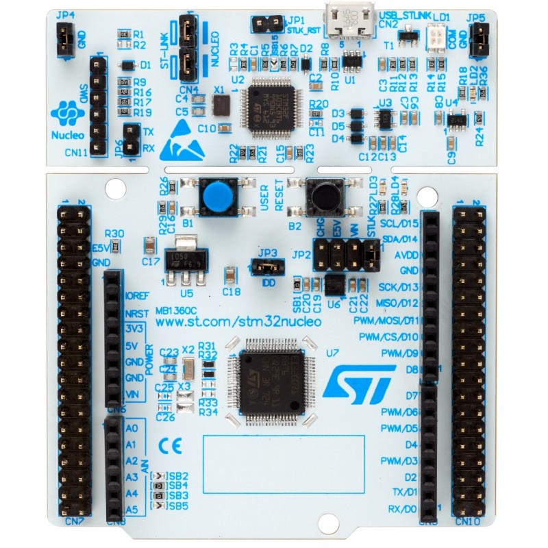 1 pcs - STMicroelectronics STM32 Nucleo-64 MCU Development Board NUCLEO-G071RB