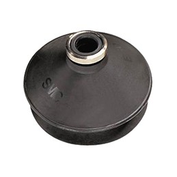 1 pcs - SMC 10mm Flat with Rib Silicon Rubber Vacuum Cup ZP10CS
