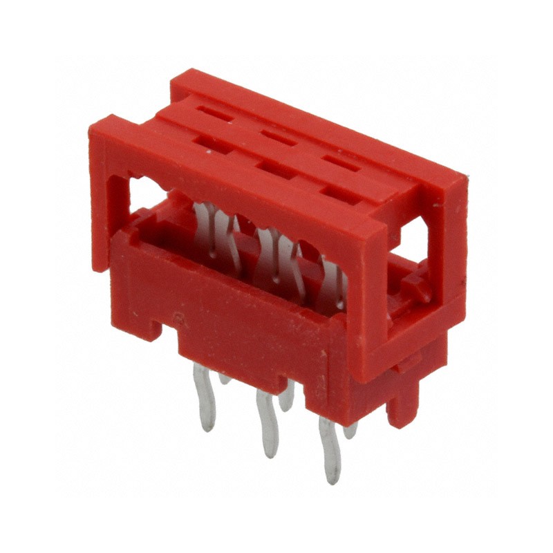 10 pcs : 690207100672 - CONN DIP HDR IDC 6POS VERT