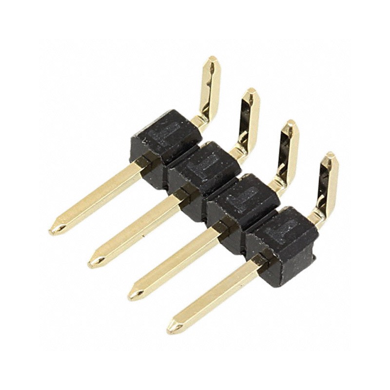 10 pcs : 61300411021 - CONN HEADER R/A 4POS 2.54MM