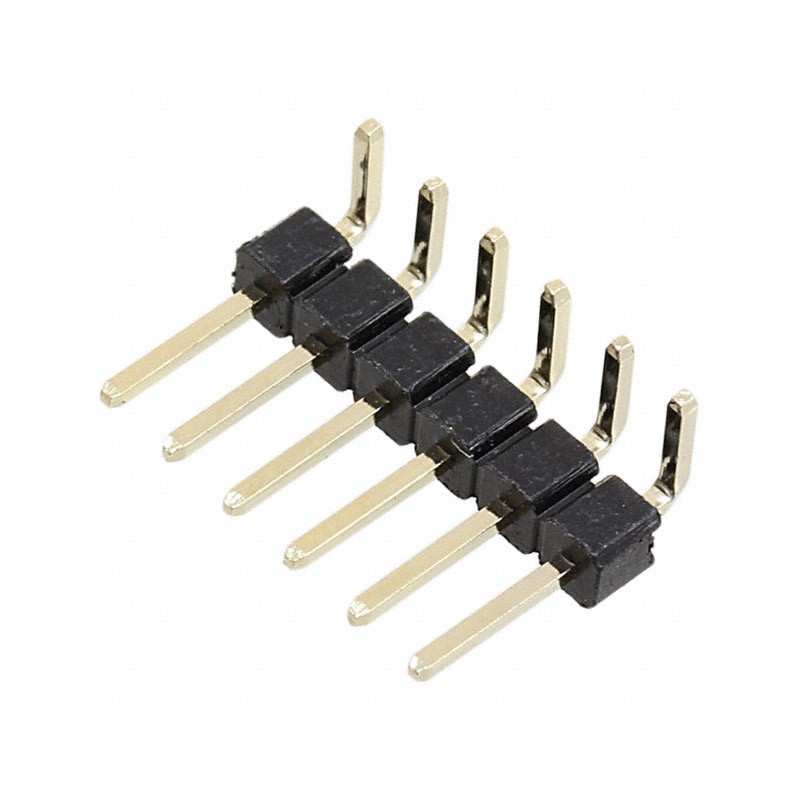 10 pcs : 61300611021 - CONN HEADER R/A 6POS 2.54MM