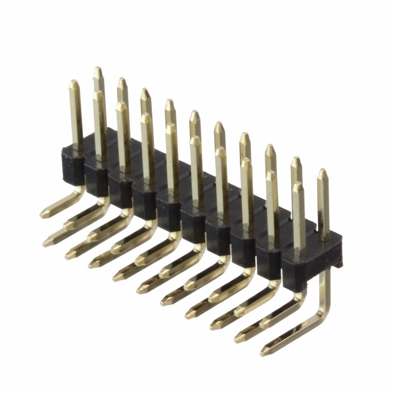 10 pcs : 61302021021 - CONN HEADER R/A 20POS 2.54MM
