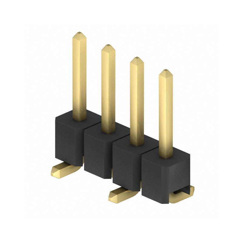 10 pcs : 61000418221 - CONN HEADER SMD 4POS 2.54MM