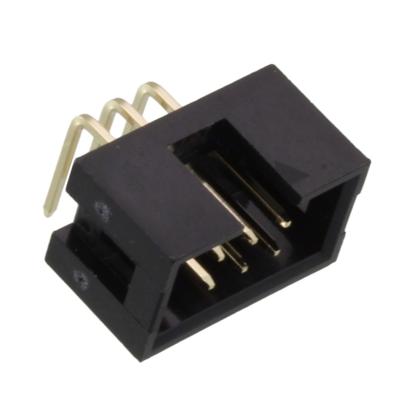 10 pcs : 61200621721 - CONN HEADER R/A 6POS 2.54MM