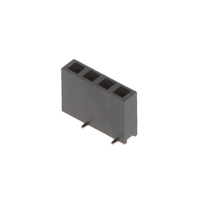 10 pcs : 61000411921 - CONN RCPT 4POS 0.1 GOLD SMD