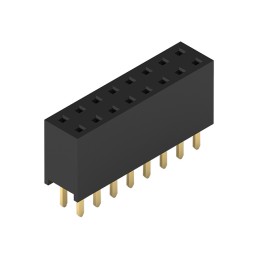 10 pcs : 61301621821 - WR-PHD 2.54 MM DUAL SOCKET HEADE