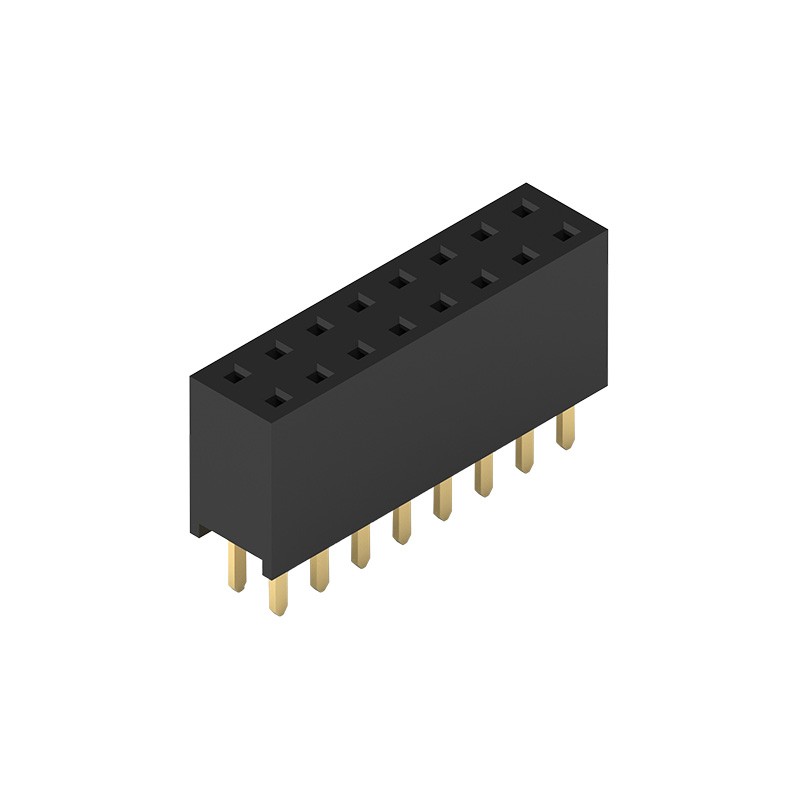 10 pcs : 61301621821 - WR-PHD 2.54 MM DUAL SOCKET HEADE