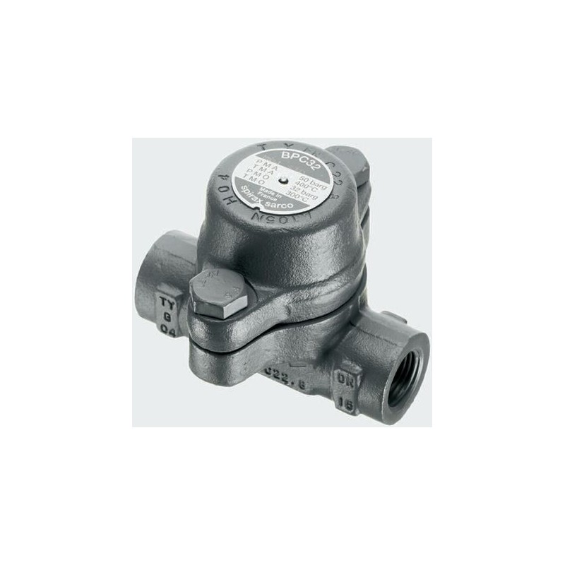 1 pcs - Spirax Sarco 32 bar Steel Thermostatic Steam Trap, 3/4 in BSP Female