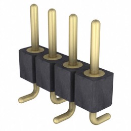 10 pcs : 800-10-004-30-001101 - CONN HEADER SMD 4POS 2.54MM