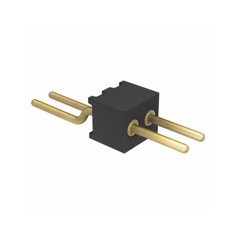 10 pcs : 850-10-002-40-001101 - CONN HEADER SMD R/A 2POS 1.27MM