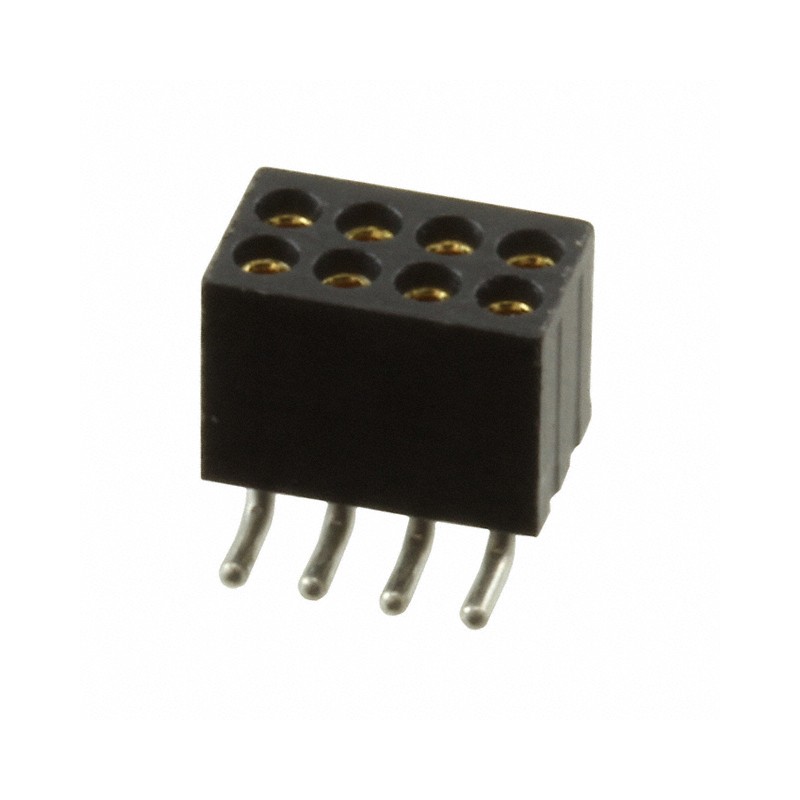 10 pcs : 853-87-008-30-001101 - CONN SOCKET 8POS 0.05 GOLD SMD