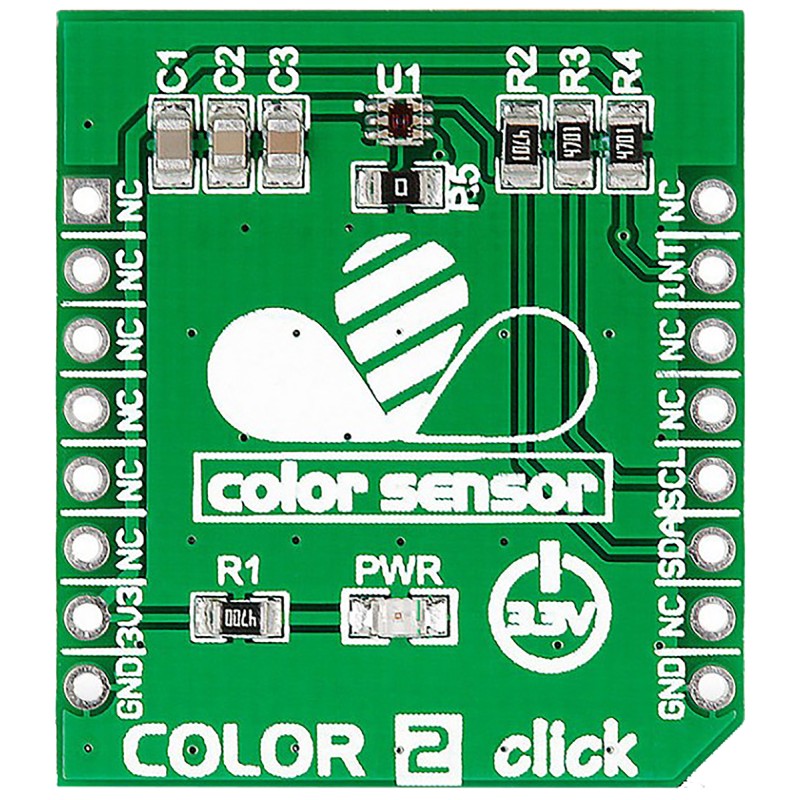 1 pcs - MikroElektronika Color 2 Click Colour Sensor mikroBus Click Board for ISL29125