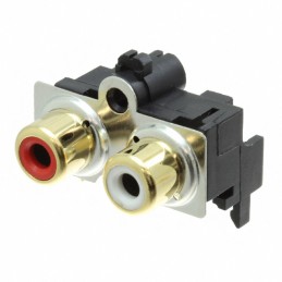 10 pcs : PJRAS2X1S01AUX - CONN RCA JACK MONO 3.2MM R/A