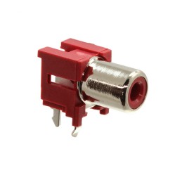 10 pcs : KLPX-0848A-2-R - CONN RCA PHONO JACK R/A RED