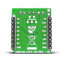 1 pcs - MikroElektronika MIKROE-2555, GainAMP click Programmable Gain Amplifier mikroBus Click Board for Automatic Gain