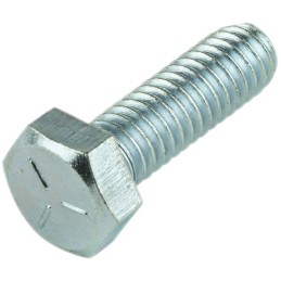 100 pcs - Steel Hex, Hex Bolt, 5/16-18in x 1in