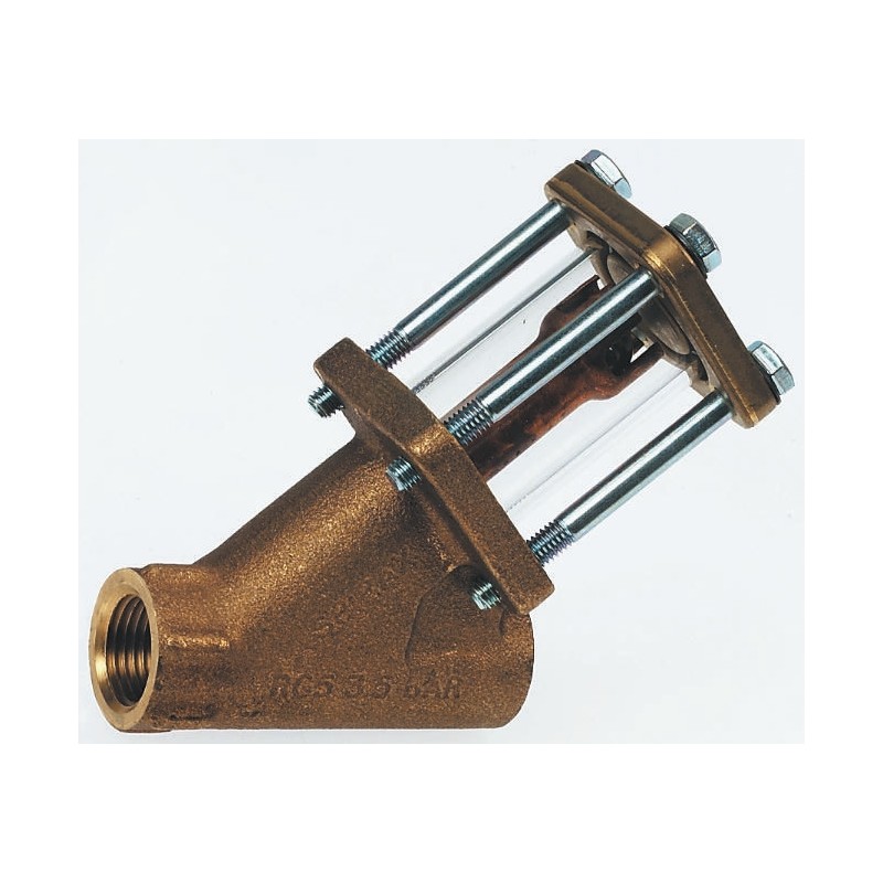1 pcs - Spirax Sarco Bronze Sight Glass Check Valve, BSPP 3/4in, 3.6 bar