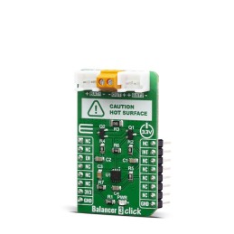 1 pcs - MikroElektronika BALANCER 3 CLICK Battery Charger for BQ29200 for 2 Series Cell Lithium Ion Battery Packs