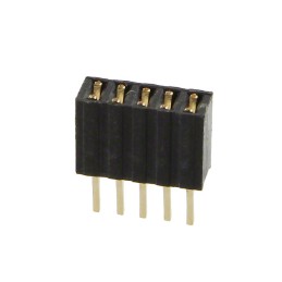 10 pcs : M52-5000545 - CONN RCPT 5POS 0.05 GOLD PCB