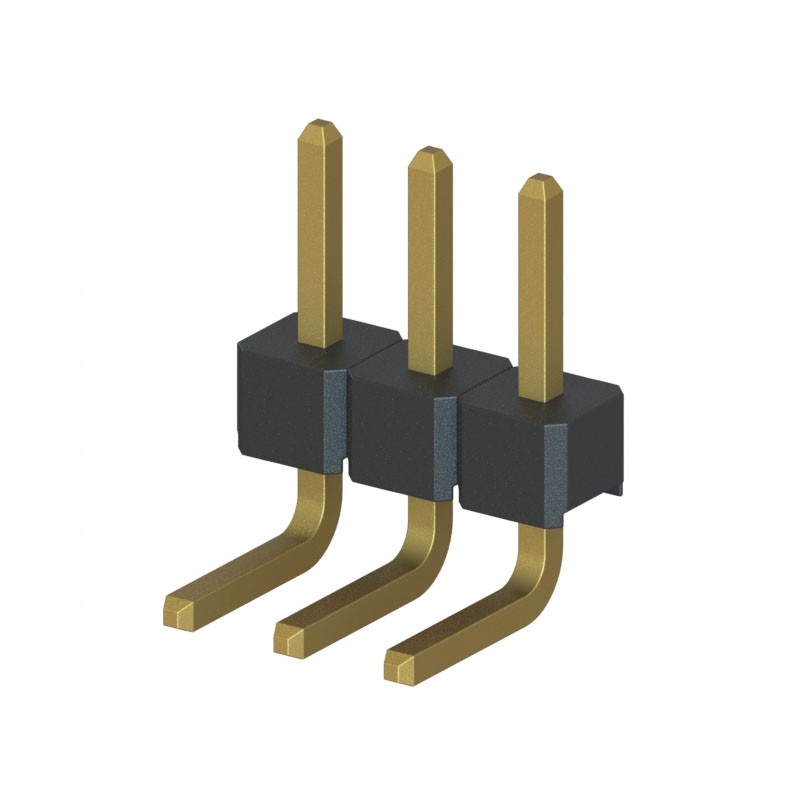 10 pcs : M22-2030305 - CONN HEADER R/A 3POS 2MM