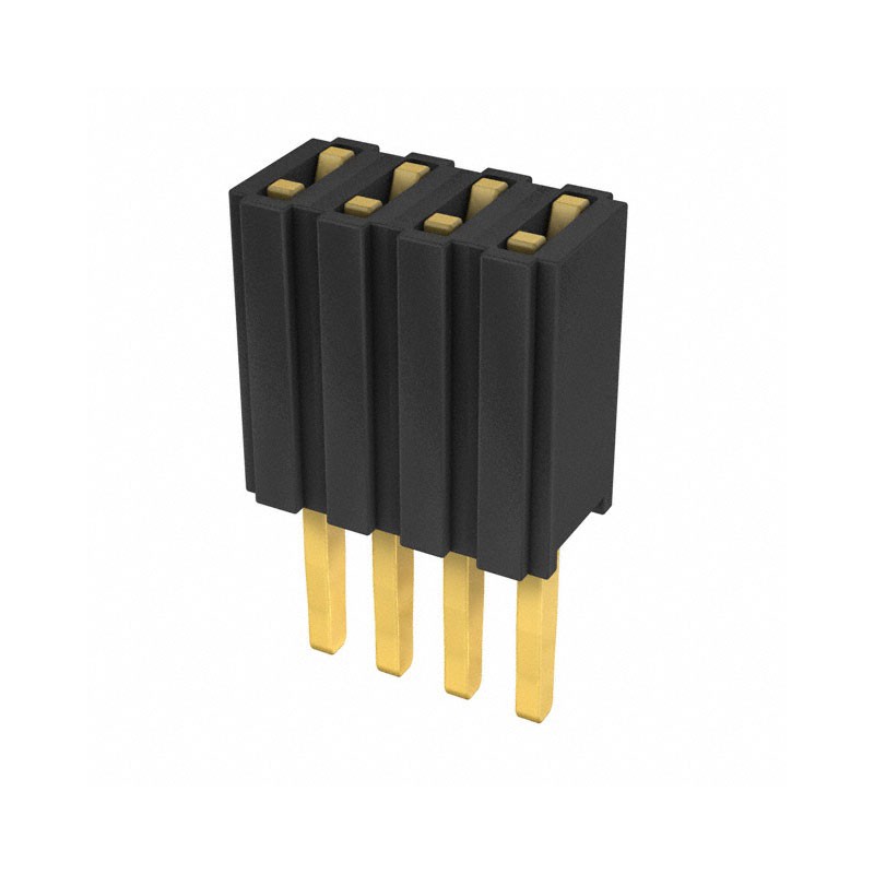 10 pcs : M52-5000445 - CONN RCPT 4POS 0.05 GOLD PCB