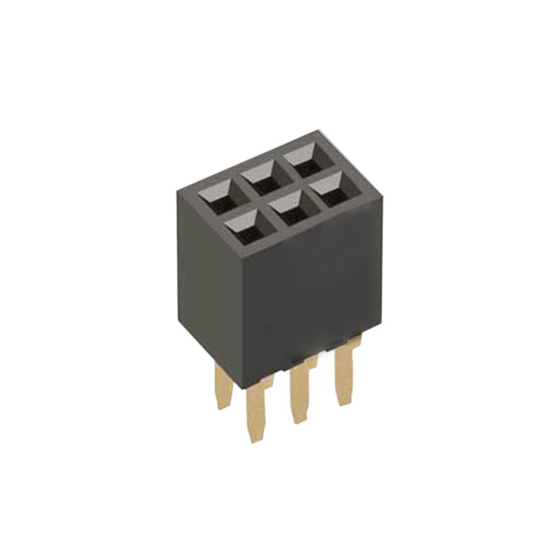 10 pcs : M50-3000345 - CONN RCPT 6POS 0.05 GOLD PCB