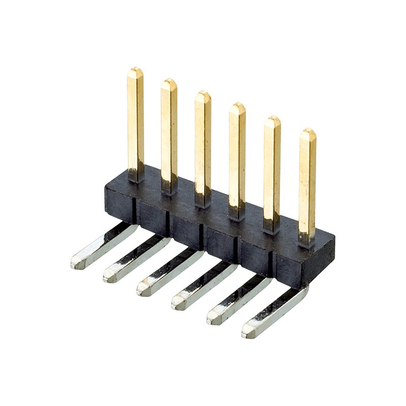 10 pcs : M50-3930642 - CONN HEADER R/A 6POS 1.27MM