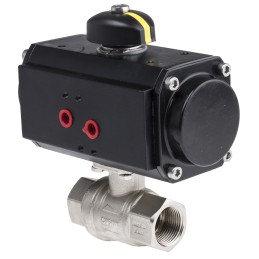 1 pcs - RS PRO Ball Valve type Pneumatic Actuated Valve 3/4in, 10 bar