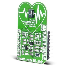 1 pcs - MikroElektronika Heart-Rate 4 Click Heart Rate Sensor mikroBus Click Board for MAX30101 Wearable Devices