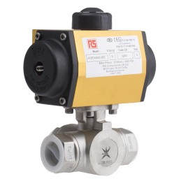 1 pcs - RS PRO Pneumatic Actuated Valve 1in, 1000 psi