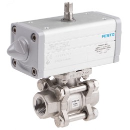 1 pcs - Festo Ball Valve type Pneumatic Actuated Valve