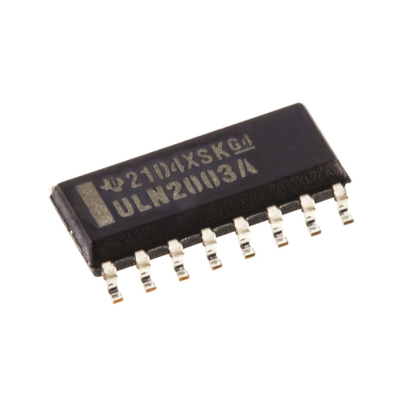1 pcs - Texas Instruments ULN2003AD, 7-element NPN Darlington Transistor Array, 500 mA 50 V, 16-Pin SOIC